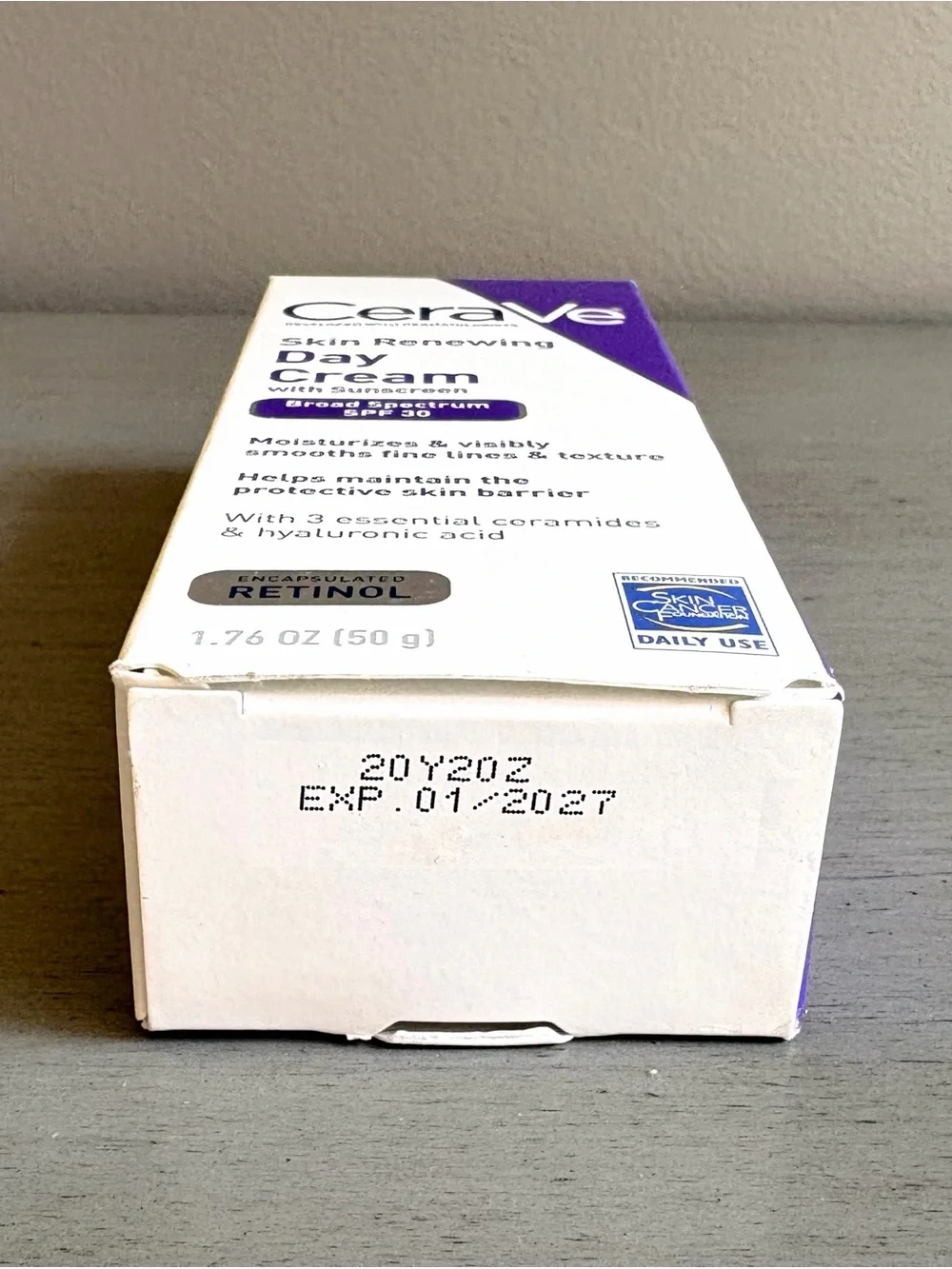 CeraVe Skin Renewing Day Cream SPF 30 Anti- Aging Face Moisturizer Retinol